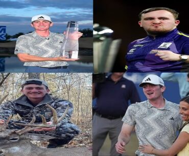 ⛳American Golfer Nick Dunlap, 20, draws Luke Littler comparison after becoming first non-pro to win
