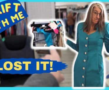 I LOST IT -  Mother of the Bride Dress?  THRIFT WITH ME Try On Haul