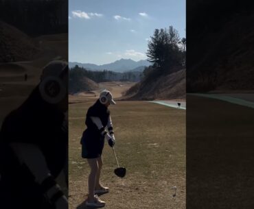 114 Shin Hyo Seo Pro golf swing slow motion.