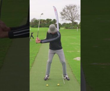Stop Hitting Behind The Golf Ball SIMPLE FIX! #shorts #golfswing #golf #ericcogorno #golfer #pga