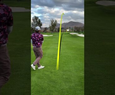 Hole 5 - Stinger challenge! #Golf #shorts #sports #fyp #subscribe  #golfswing #golfer #reels #funny