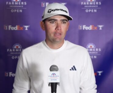 Cameron Sisk Wednesday Flash Interview 2024 Farmers Insurance Open © PGA Tour