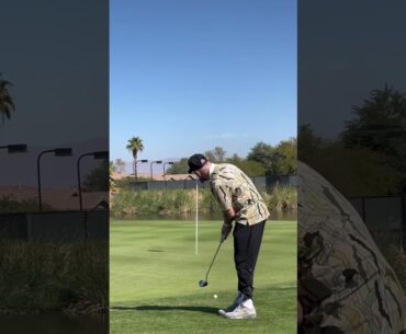 MOST AMBIDEXTROUS GOLFER ONLINE!! #sunset #golfswing #golfday #golf #wow #golftips #golfhole