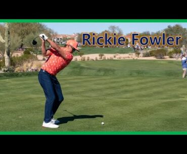 나이스 가이 파워히터 "리키 파울러" 프리샷 루틴-실전스윙모션 & 스윙시퀀스, Rickie Fowler Amazing Swing Motion & Slow Motion