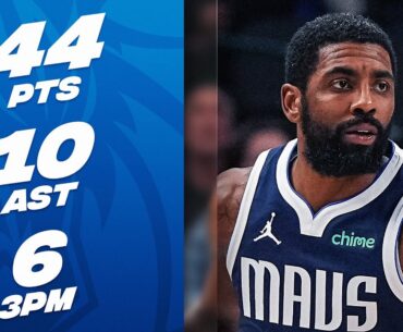 Kyrie Irving Posts 44 PTS (6 THREES) & 11 AST In Close Ending! | January 11, 2024