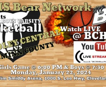 1/22/24 Bears Varsity Basketball vs Cherokees