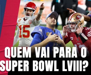 49ERS, RAVENS, CHIEFS E LIONS: QUEM VAI PARA O SUPER BOWL LVIII?