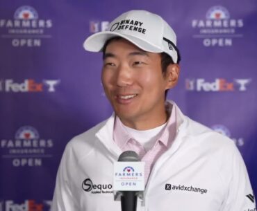 Michael Kim Wednesday Flash Interview 2024 Farmers Insurance Open
