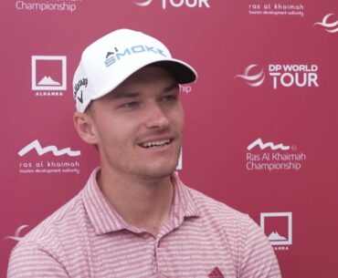 Rasmus Hojgaard Day 3 Saturday 2024 Ras al Khaimah Championship © DP World Tour
