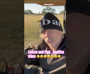 LeeLee and Paul, positive vibes #golf #golfer #golfgirl #lovelyday #golfer #golflovers #golfing