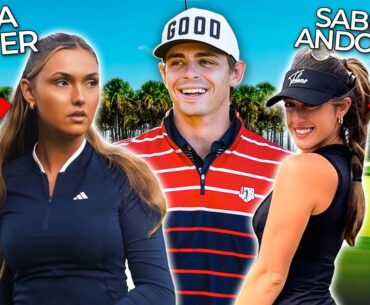 2 Girl Scramble vs. 1 Pro Golfer