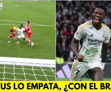 POLÉMICO GOL DE VINICIUS, ¿con el BRAZO? lo empata para el REAL MADRID, 2-2 vs ALMERÍA | La Liga