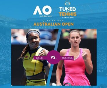 Coco Gauff vs Marta Kostyuk | LIVE Australian Open 2024