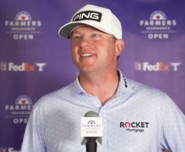 Nate Lashley Saturday Flash Interview 2024 Farmers Insurance Open © PGA Tour