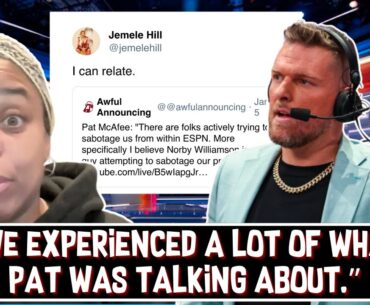 Jemele Hill Shares How She Relates to Pat McAfee Following Latest ESPN Drama | The Dan LeBatard Show