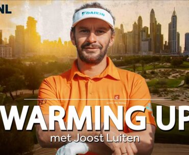Zo staat Joost Luiten scherp op de eerste tee!