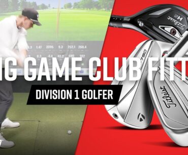 LONG GAME CLUB FITTING / TUNE-UP | Division 1 Golfer