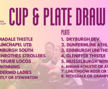 2023/24 SWFL CUP & PLATE QUARTER FINALS DRAW