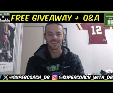 Free Giveaway Draw +Q&A SuperCoach 2024