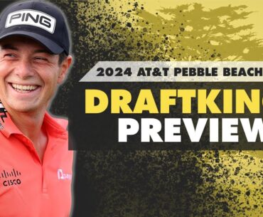 AT&T PEBBLE BEACH PRO-AM DFS Preview - Picks, Strategy, Fades | The First Cut Podcast