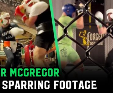 Conor McGregor New Sparring Footage from 2024