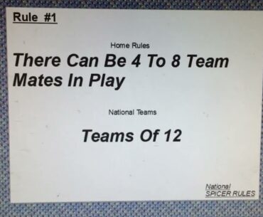Golf Full Contact Golf Rules , RULE #1 , National Spicer Rules , FOR THE STRONG !