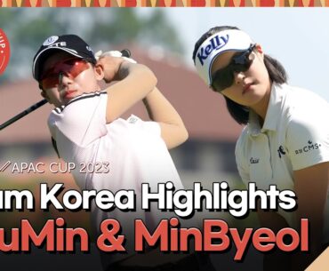 Min Byeol Kim & You Min Hwang Team Korea | Simone APAC Cup | 2023