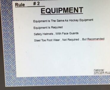 Golf Full Contact Golf Rules , RULE #2 , National Spicer Rules , FOR THE STRONG