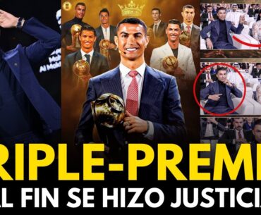 TRIPLE PREMIO para CRISTIANO RONALDO en los GLOBE SOCCER AWARDS 2024 • Se hizo JUSTICIA con HAALAND