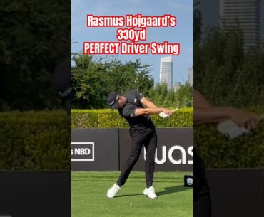 Rasmus Højgaard’s Amazing Driver Swing👍😀| Dubai Desert Classic #golf