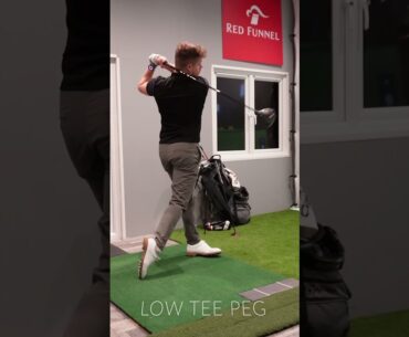 What tee height should you use? #golf #shorts