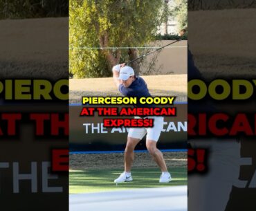 Pierceson Coody hitting bombs at the American Express this week!😳 #short