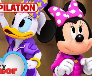 Minnie's Bow-Toons: Camp Minnie! 🎀🏕 | NEW 30 Minute Compilation | @disneyjunior