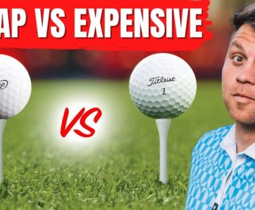 CHEAP VS EXPENSIVE GOLF BALLS: The Ultimate Test!!