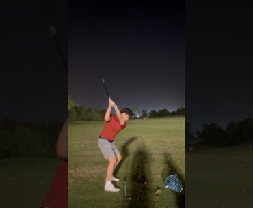 Shallowing my swing #golf