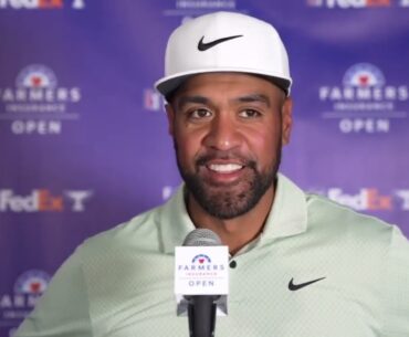 Tony Finau Saturday Flash Interview 2024 Farmers Insurance Open © PGA Tour