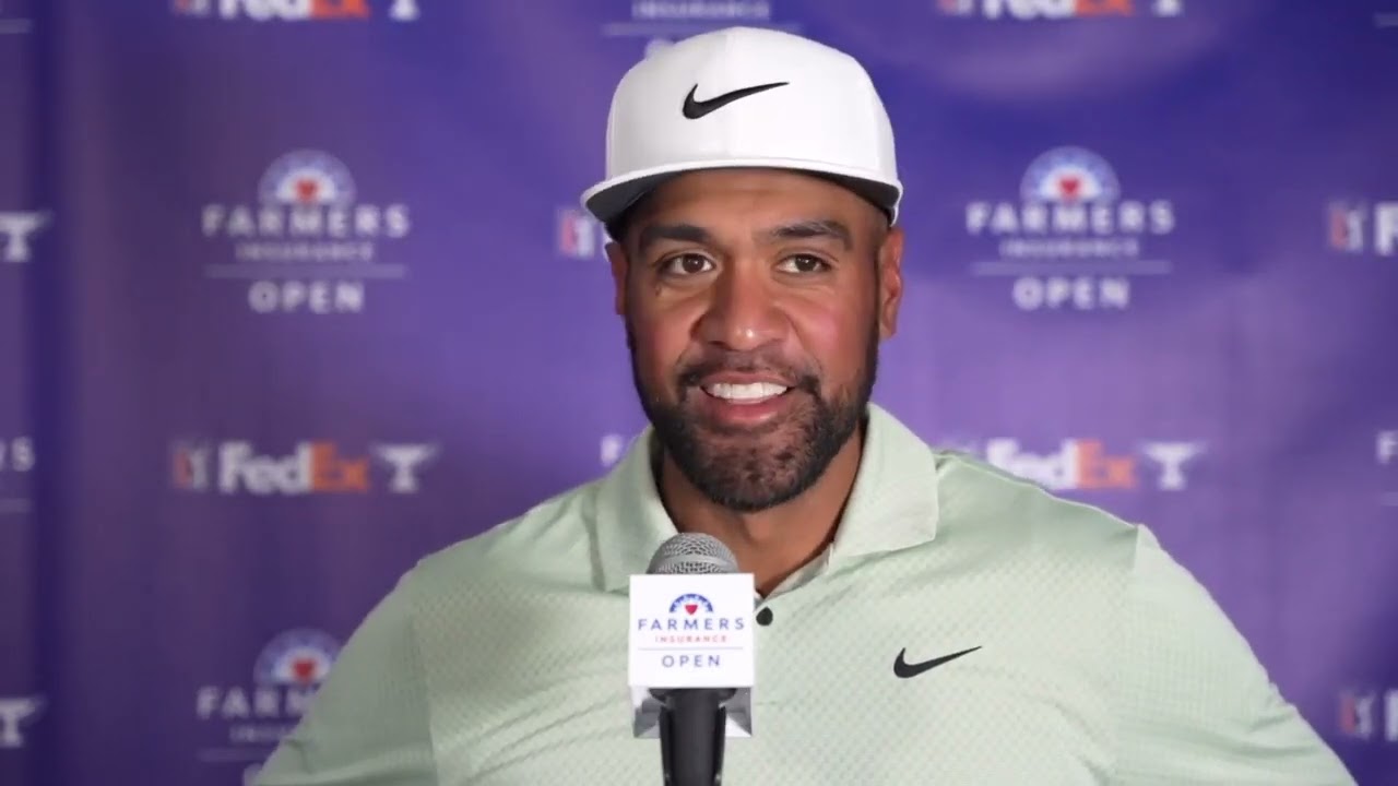 Tony Finau Saturday Flash Interview 2024 Farmers Insurance Open © PGA Tour Tony Finau Saturday Flash Interview 2024 Farmers Insurance Open © PGA Tour