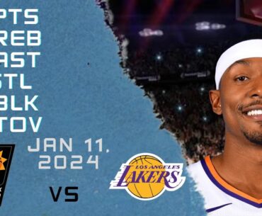 Bradley Beal player Full Highlights vs LAKERS NBA Regular season game 11-01-2024