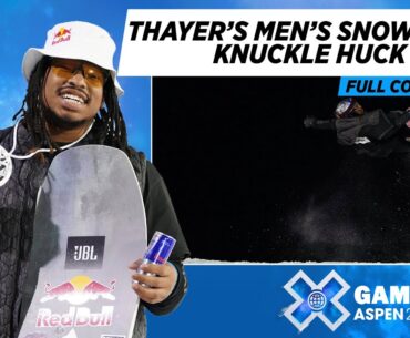 Thayers Men’s Snowboard Knuckle Huck: FULL COMPETITION | X Games Aspen 2024