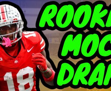 2024 Dynasty Rookie Mock Draft 1QB | Expert Picks | Sleeper Picks