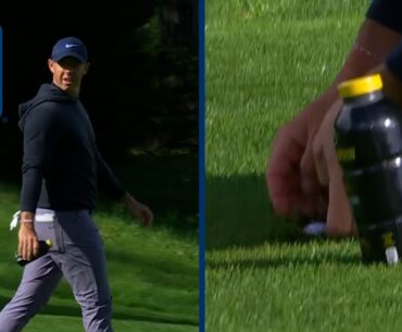 Rory McIlroy's UGLY embedded ball and ruling at AT&T Pebble Beach