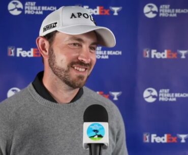 Patrick Cantlay Thursday Flash Interview 2024 AT&T Pro Am Pebble Beach © PGA Tour