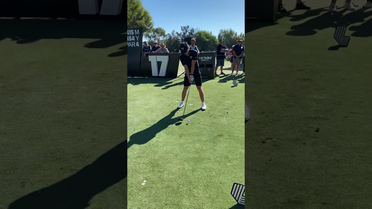 Hyflyers G.C. Takes Adelaide by Storm: Tee Shot Showcase at LIV Golf! #golf #golfswing #golfer Hyflyers G.C. Takes Adelaide by Storm: Tee Shot Showcase at LIV Golf! #golf #golfswing #golfer