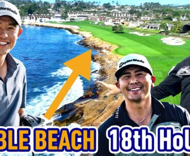 Follow Team TaylorMade Down The 18th Fairway At Pebble Beach | TaylorMade Golf