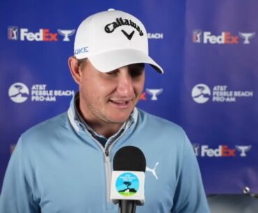 Emiliano Grillo Thursday Flash Interview 2024 AT&T Pro Am Pebble Beach © PGA Tour