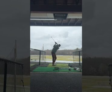 Shallowing work, feel to real #golf #golfswing