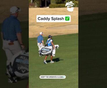 Professional Golfer - Max Greyserman has a Caddy Splash on his Tour Bag! #caddysplash