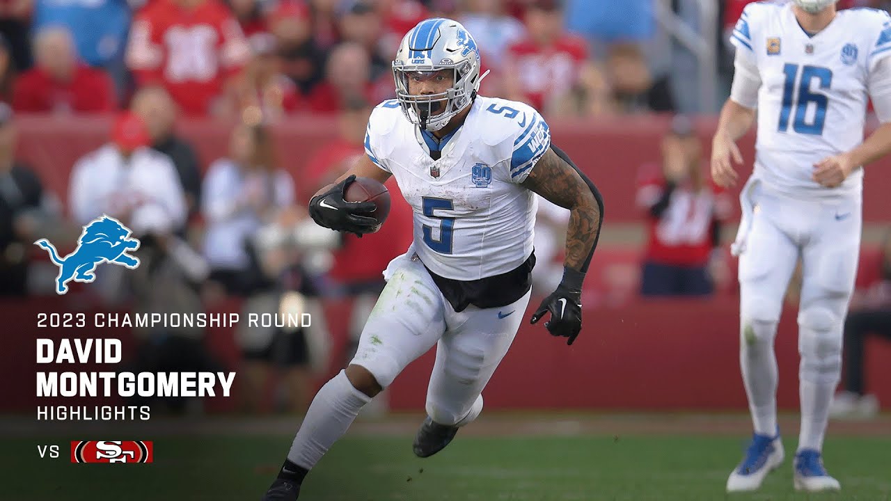 David Montgomery’s best plays in 113-yard game | NFC Championship Game David Montgomery's best plays in 113-yard game | NFC Championship Game