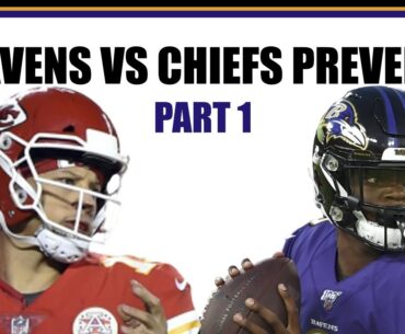 RAVENS VS CHIEFS PREVEIW WITH CHIEFS FAN AJ! PART 1