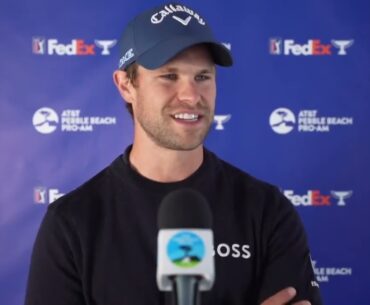 Thomas Detry Friday Flash Interview 2024 AT&T Pro Am Pebble Beach © PGA Tour